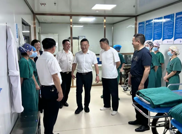 市卫健委领导莅临我院调研指导——共谋高质量发展新篇章